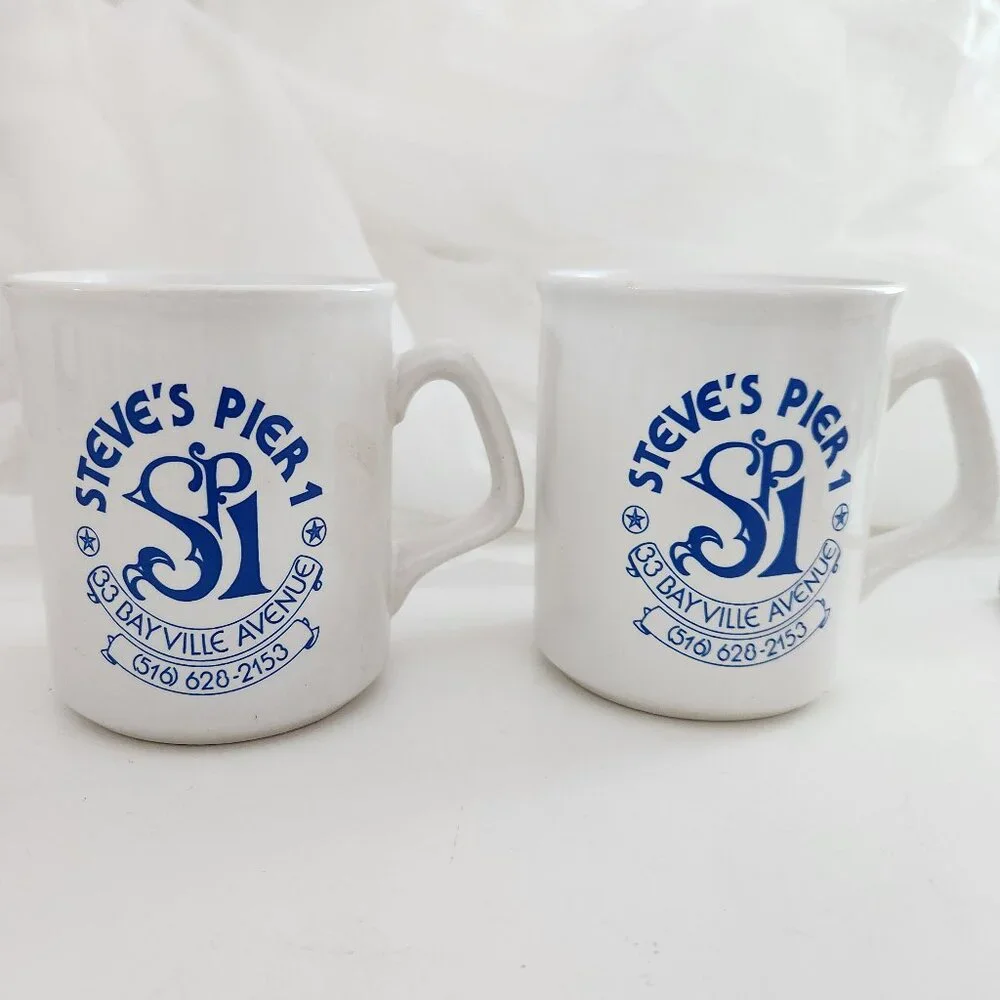Steve's Pier 1 Collectible Coffee Mugs